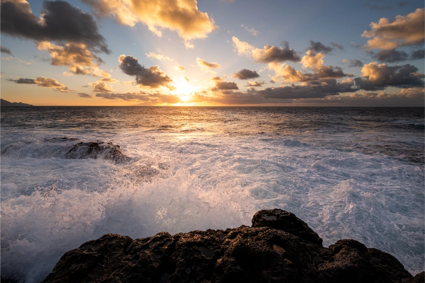 水平線のバランスを取る