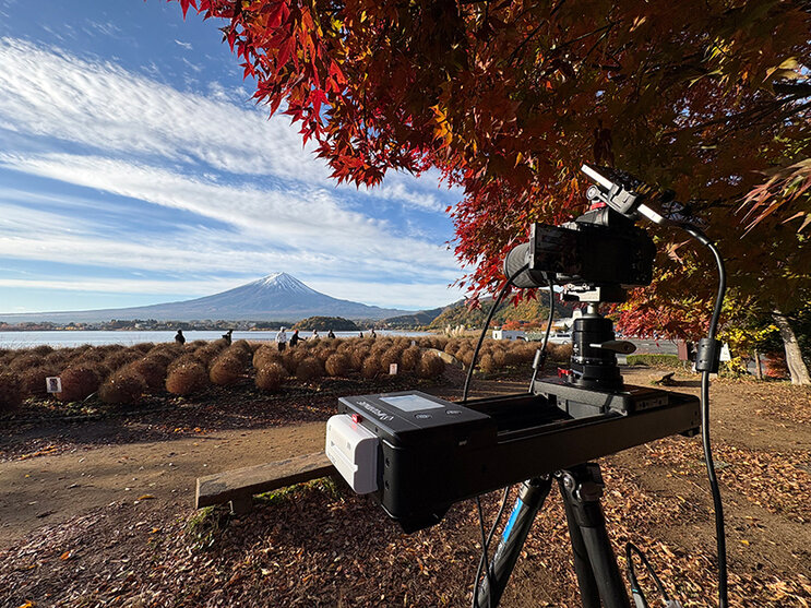 応用：フォーカスタイムラプスとモーション機器の連動