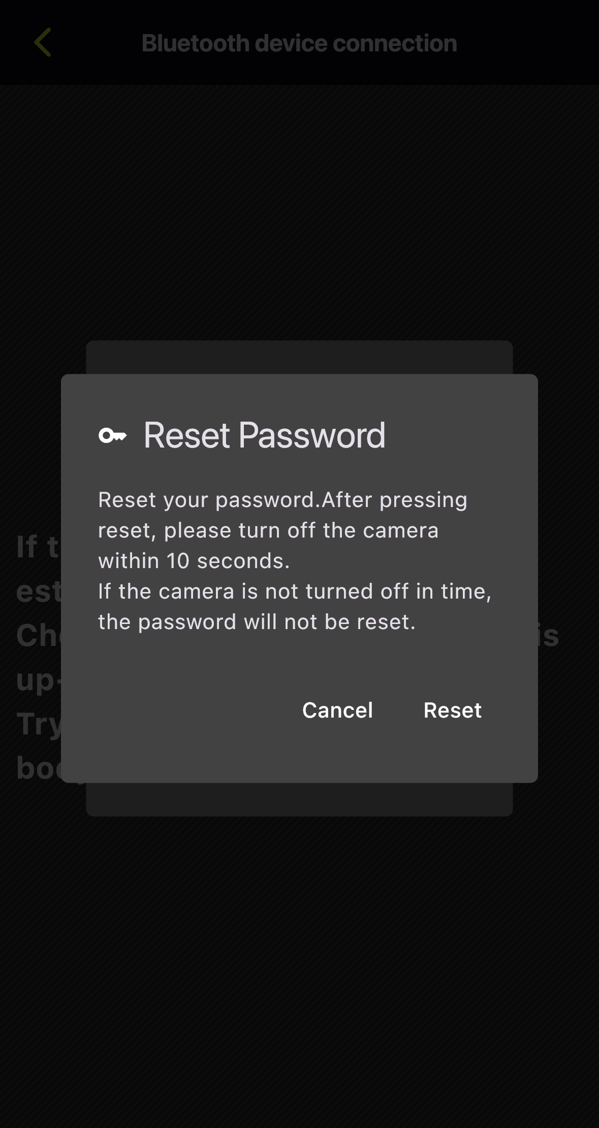 Password Reset