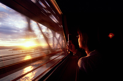 「瀬戸内の朝 in サンライズ号」 山元 康裕