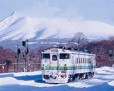 「冬の駒ケ岳とキハ40形」 村上 将大