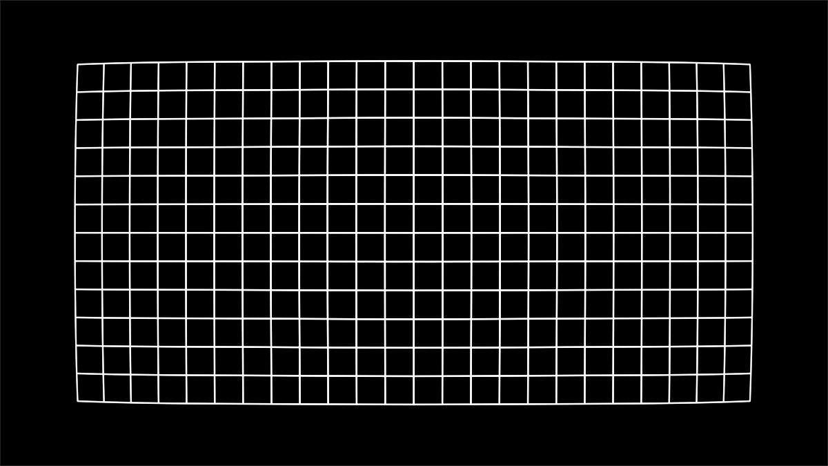 Optical simulation of distortion correction （100°horizontal angle of view）